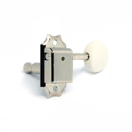 GOTOH® MÉCANIQUES SD90 3+3 BOUTON BLANC 1:15 NICKEL