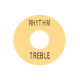 TOGGLE RING TREBLE/RYTHM CREAM