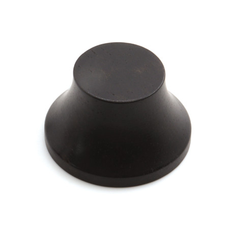 BOUTON DE POTENTIOMÈTRE CLOCHE 6mm EBÈNE