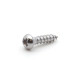 GOTOH® WS-18 MACHINE HEAD SCREWS 2.4 x 10mm ROUND HEAD CHROME (Bulk 20pcs)