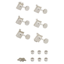FENDER® VINTAGE STYLE GUITAR TUNING MACHINE SET NICKEL