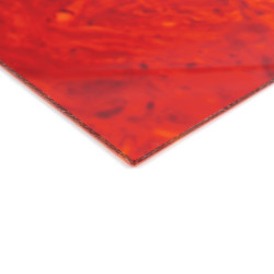 WD® CUSTOM PICKGUARD BLANK 39.5 X 23cm 1 PLY (1.78mm) SEMI-TRANSPARENT TORTOISE