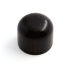 DOME KNOB 6mm PUSH-ON MOUNT EBONY