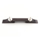 EBONY BASE FOR ARCHTOP BRIDGE NICKEL THUMBWHEELS