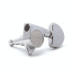 GOTOH® MÉCANIQUES SG301 3+3 BOUTON KIDNEY 1:18 CHROME