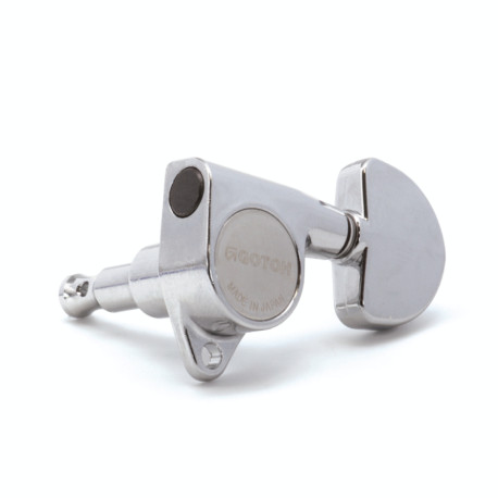 GOTOH® MÉCANIQUES SG301 3+3 BOUTON KIDNEY 1:18 CHROME