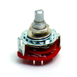 GÖLDO® ROTARY SWITCH 3 POSITIONS 3 POLES Ø 6mm SHAFT