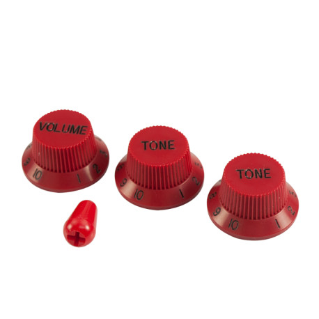 WD® KNOB SET STRAT® STYLE US SIZE RED