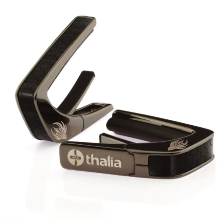 THALIA® BLACK DRAGON SCALES CAPO BLACK CHROME