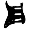 WD® CUSTOM PICKGUARD TYPE STRAT® GAUCHER 11 TROUS 2.28mm 3 PLIS NOIR