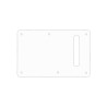 WD® CUSTOM PICKGUARD BACK PLATE WITH SLOT FOR STRAT® 2.28mm 3 PLY WHITE