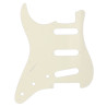 WD® CUSTOM PICKGUARD TYPE STRAT® GAUCHER 11 TROUS 2.28mm 3 PLIS PARCHMENT