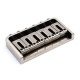 HARDTAIL BRIDGE KD BY AXLABS® STRING THROUGH ANTIQUE SILVER