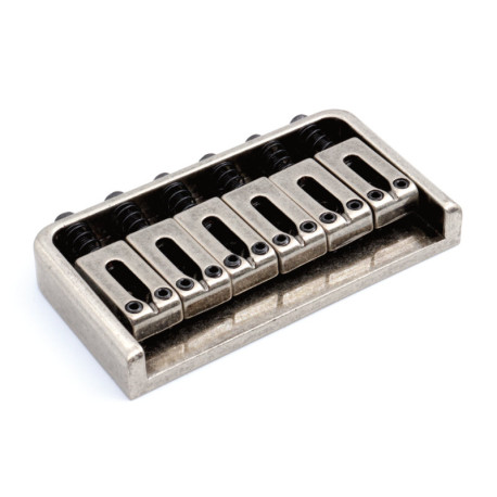 HARDTAIL BRIDGE KD BY AXLABS® STRING THROUGH ANTIQUE SILVER
