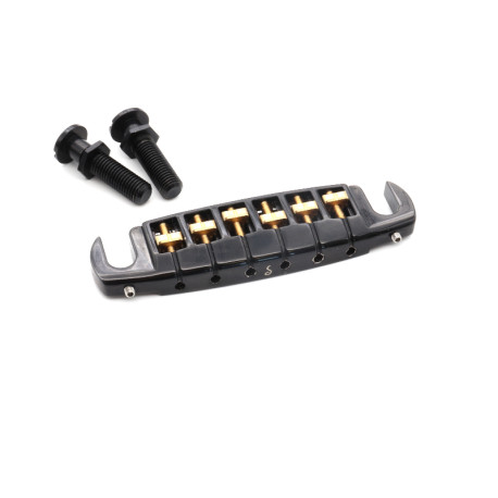 !! B-STOCK !! SCHALLER® WRAPAROUND BRIDGE SIGNUM US STUDS BLACK