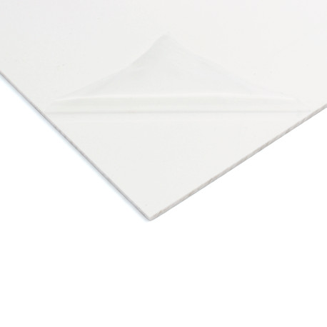 PICKGUARD BLANK 29 x 48cm x 1.5mm 1 PLY WHITE