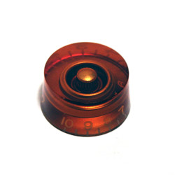 WD MUSIC® SPEED KNOBS FOR LEFT HAND US POTS AMBER (2pcs)