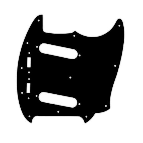 WD® CUSTOM PICKGUARD MUSTANG® NOIR 3 PLIS