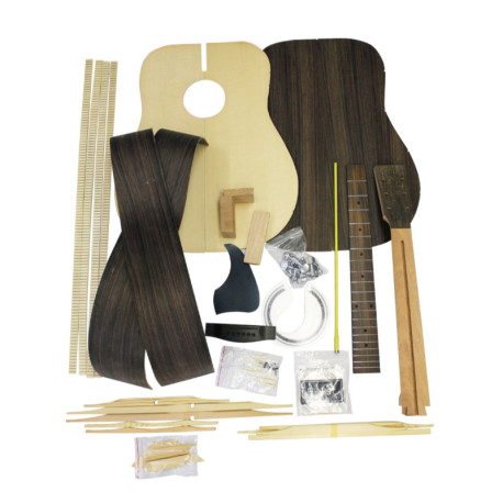 HOSCO® ACOUSTIC GUITAR KIT DREADNOUGH TYPE SPRUCE / ROSEWOOD