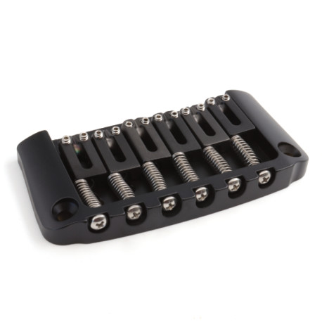 HIPSHOT® 6 STRING IBBY HM GUITAR BRIDGE BLACK - Fred's Guitar Parts