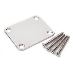 STANDARD NECK PLATE WITH SCREWS NICKEL