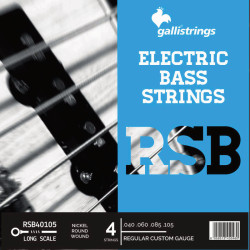 GALLI STRINGS® ELECTRIC BASS STRINGS RS NICKEL 34" 040-100