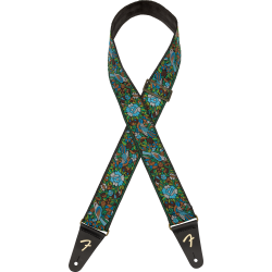 FENDER® MOSAIC JACQUARD STRAP GREEN