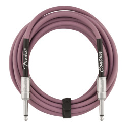 FENDER® CONTOUR SERIES INSTRUMENT CABLE BURGUNDY MIST (4.5m)