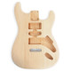 CORPS TYPE STRAT® DÉFONCE HSH AULNE 3pcs NON VERNIS