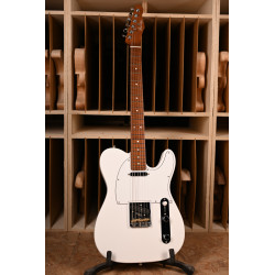 MARCEAU® GUITAR ELEGANTE ROASTED FLAMED MAPLE NECK ARTIC WHITE GLOSS