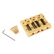 FENDER® HIMASS™ 4-STRING BASS BRIDGE ASSEMBLY WITH BRASS SADDLES GOLD