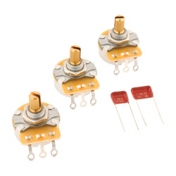 FENDER® STRATOCASTER® SPLIT SHAFT POTENTIOMETER AND CAPACITOR KIT