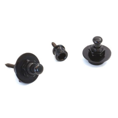 STANDARD STRAP LOCKS BLACK (2pcs)