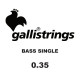 GALLI STRINGS® SINGLE ELECTRIC BASS STRINGS 0.35