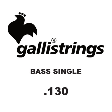 GALLI STRINGS® CORDES BASSE ÉLECTRIQUE À L'UNITÉ 0.130