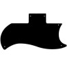WD® PICKGUARD HALF FACE FOR GIBSON® SG® 5 PLY BLACK