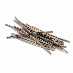 JESCAR® FRETWIRE 18% NICKEL SILVER 2.03x1.09mm 7cm LENGTH RADIUS 12" (25pcs)