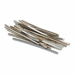 JESCAR® FRETWIRE 18% NICKEL SILVER 2.41x1.19mm 7cm LENGTH RADIUS 12" (25pcs)