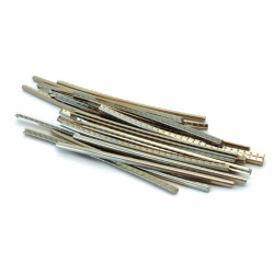 JESCAR® FRETWIRE 18% NICKEL SILVER 2.64x1.19mm 7cm LENGTH RADIUS 12" (25pcs)