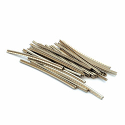 JESCAR® FRETWIRE 18% NICKEL SILVER 2.79x1.45mm 7cm LENGTH RADIUS 12" (25pcs)
