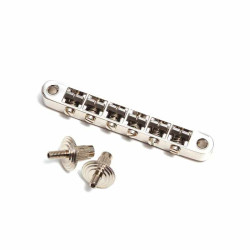 GÖLDO® 3 POINTS VARIO TUNE-O-MATIC BRIDGE 72.3 TO 74mm SPACING NICKEL