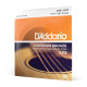 D'ADDARIO® PHOSPHOR BRONZE ACOUSTIC GUITAR STRINGS EJ15, 010-047