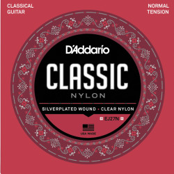 D'ADDARIO® CLASSIC NYLON CORDES GUITARE CLASSIQUE EJ27N, NORMAL