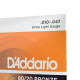 D'ADDARIO® 80/20 BRONZE ACOUSTIC GUITAR STRINGS EJ10, 010-047