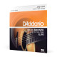 D'ADDARIO® 80/20 BRONZE ACOUSTIC GUITAR STRINGS EJ10, 010-047