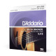 D'ADDARIO® 80/20 BRONZE ACOUSTIC GUITAR STRINGS EJ13, 011-052
