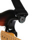 D'ADDARIO® AUTO LOCK GUITAR STRAP BLACK