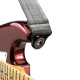 D'ADDARIO® AUTO LOCK GUITAR STRAP BLOOD METAL GREY