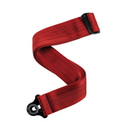 D'ADDARIO® SANGLE AUTO LOCK POUR GUITARE ROUGE