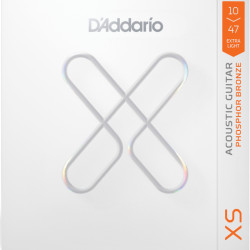 D'ADDARIO® XS CORDES GUITARE ACOUSTIQUE PHOSPHORE BRONZE XSAPB1047, 010-047